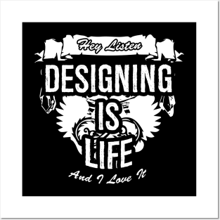 Designing Is Life Creative Job Typography Design Posters and Art